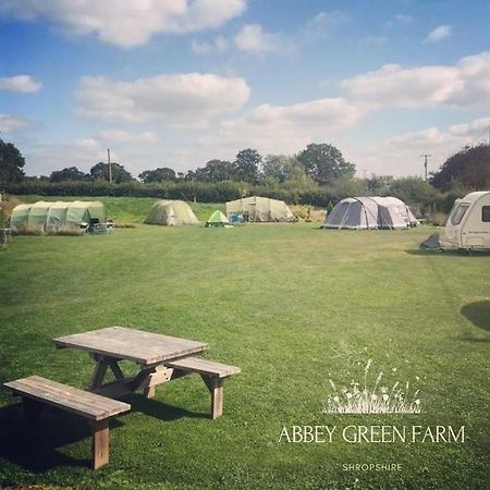 Glamping Tent At Abbey Green Farm Villa Whitchurch  Exteriör bild
